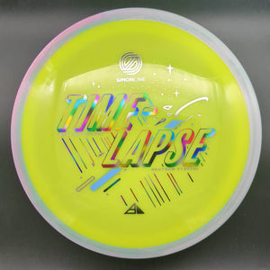 Axiom Distance Driver Pink/Teal Rim Yellow 174g Time Lapse, Neutron, Special Edition