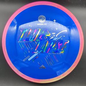 Axiom Distance Driver Pink/Yellow Rim Blue173g Time Lapse, Neutron, Special Edition