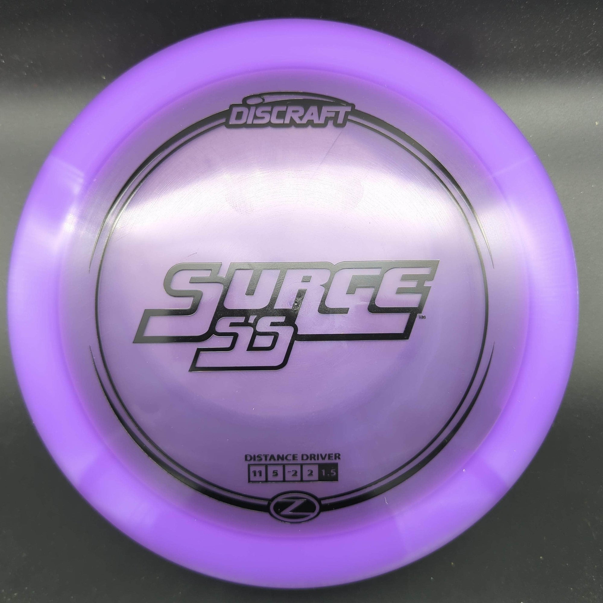 Discraft Distance Driver Purple Black Stamp 174g Surge SS, Z Line