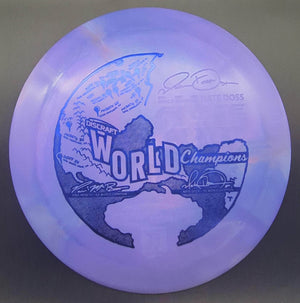 Discraft Distance Driver Purple Blue Stamp 174g Force, Paul McBeth x Nate Doss ESP Swirl