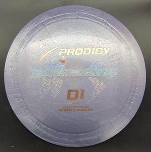 Prodigy Distance Driver Purple Copper Stamp 173g D1 500 Glimmer Plastic - Commemorative Edition Isaac Robinson 2X World Champion