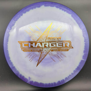 Innova Distance Driver Purple Copper Stamp 175g Charger, Halo Star, Gregg Barsby Tour Series