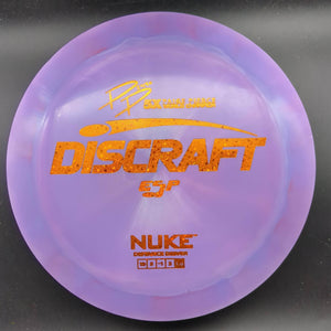 Discraft Distance Driver Purple Copper Star Stamp 174g Nuke, ESP Paige Pierce