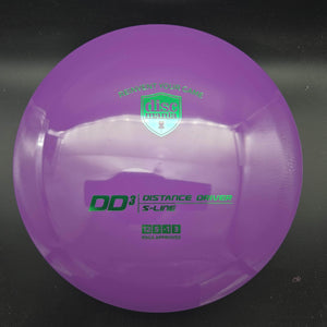 Discmania Distance Driver Purple Green Stamp 174g DD3, S-Line