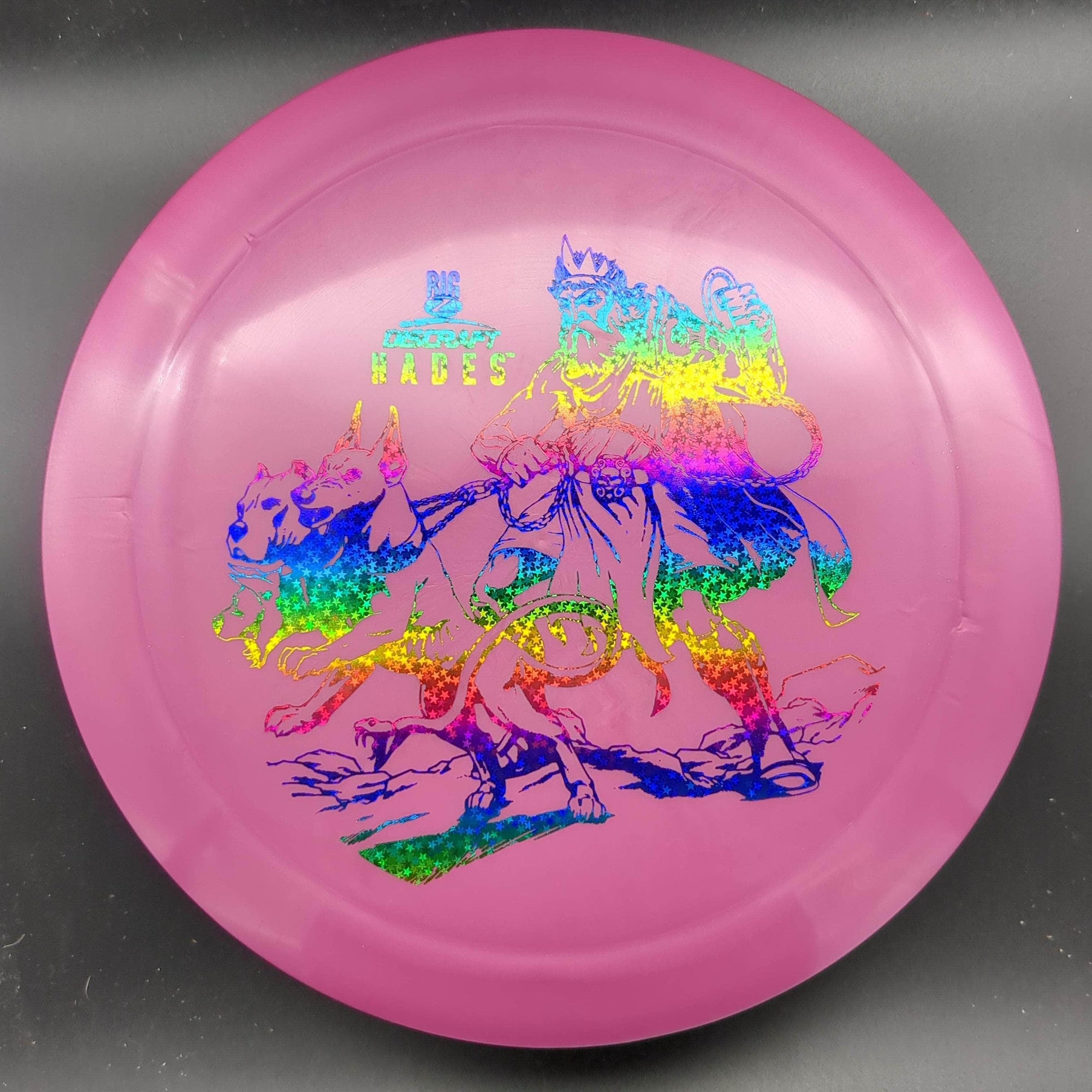 Discraft Distance Driver Purple Rainbow Star Stamp 174g Hades, Big Z