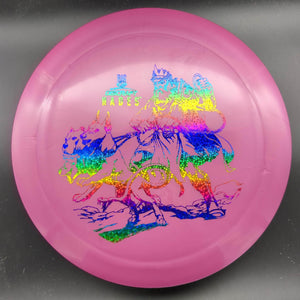 Discraft Distance Driver Purple Rainbow Star Stamp 174g Hades, Big Z