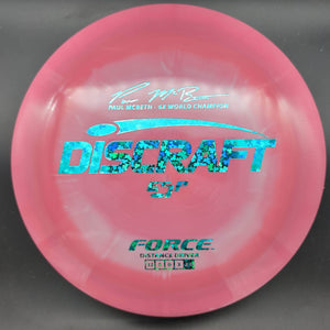 Discraft Distance Driver Red Green Clover Stamp 174g (Stamp Drop out) Force, ESP Paul McBeth 6X