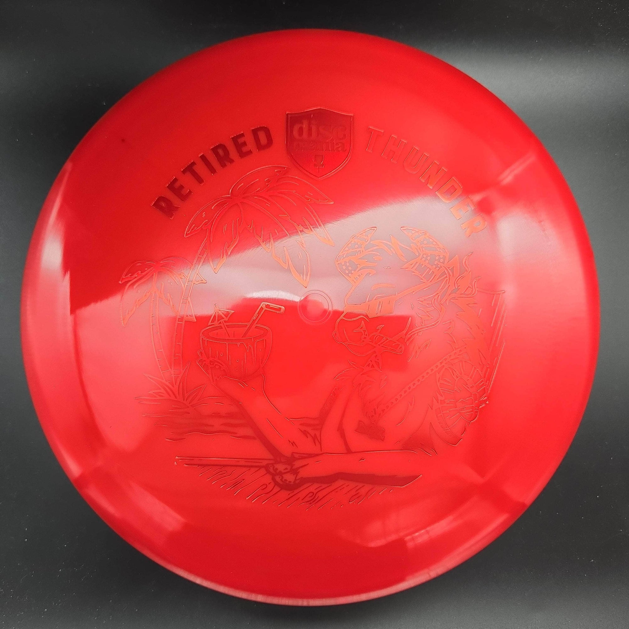 Discmania Distance Driver Red Red Stamp 173g CD1, S-Line, Retired Thunder