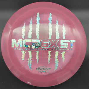 Discraft Distance Driver Red Silver Tron/ Silver Stars Stamp 174g Force ESP, Paul McBeth 6X Mcbeast