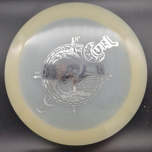 Lone Star Discs Distance Driver Silver Stamp 176g Curl, Glow
