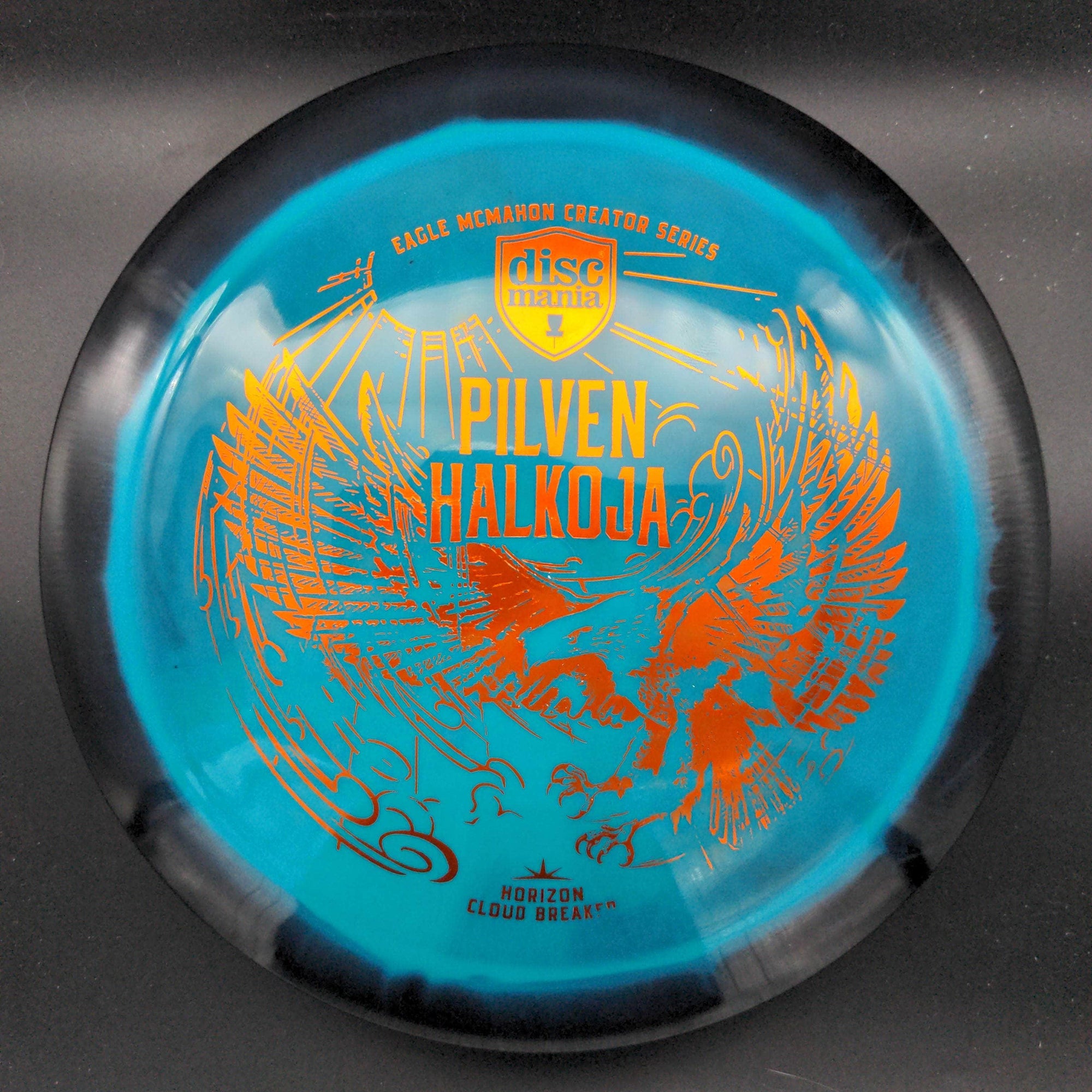 Discmania Distance Driver Teal Orange Stamp 169g Cloudbreaker, Special Horizon, 2023 Eagle McMahon Creator Series (Finnish Stamp)