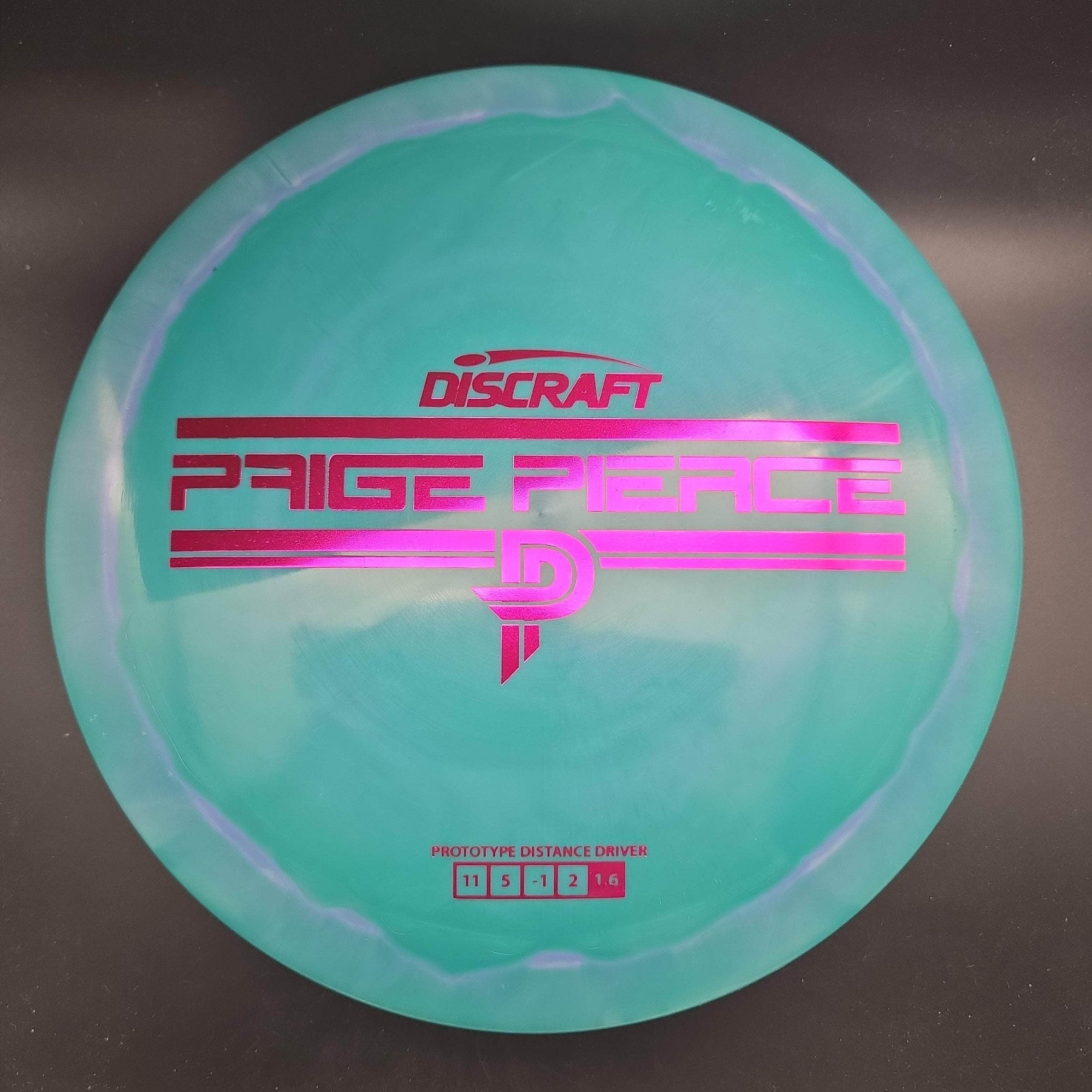 Discraft Distance Driver Teal Pink Stamp 174g Drive, ESP, Paige Pierce Prototype