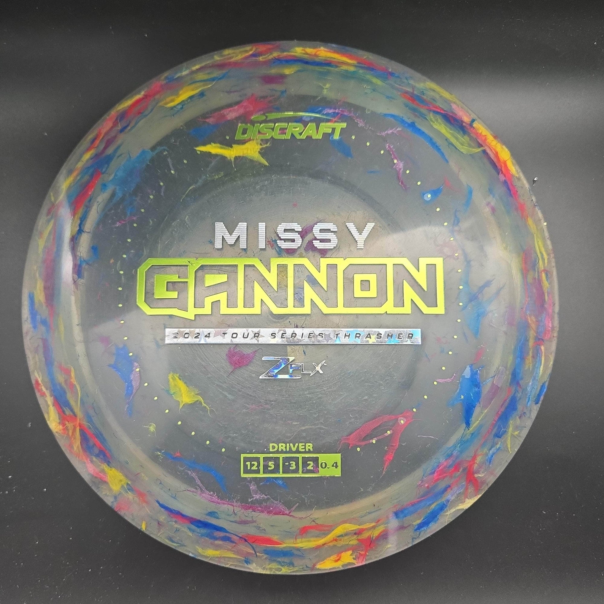 Discraft Distance Driver Thrasher, Z-Flx, 2024 Missy Gannon Tour Series