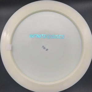 Infinite Discs Distance Driver White Blue Originals Stamp 175g Emperor, S-Blend Bottom Stamp