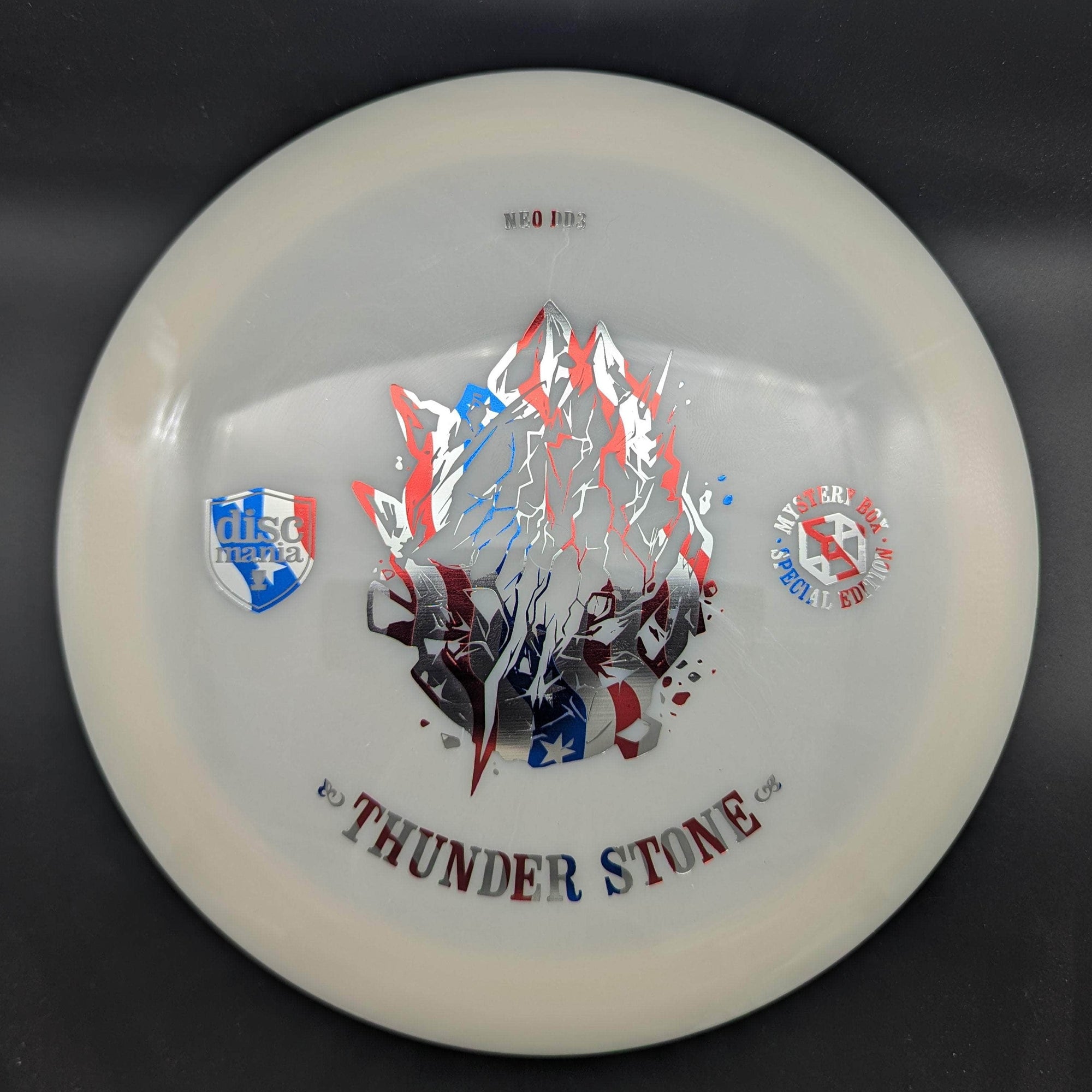 Discmania Distance Driver White Flag Stamp 175g 3 DD3, Neo Plastic, Thunder Stone