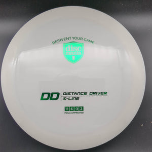 Discmania Distance Driver White Green Stamp 175g DD, S-Line Plastic