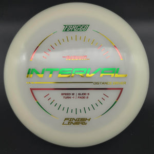 Finish Line Distance Driver White Rasta Stamp 173g Interval, Radiant Forged