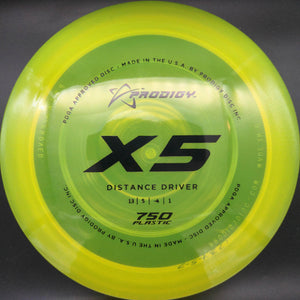 Prodigy Distance Driver X5 750 Plastic