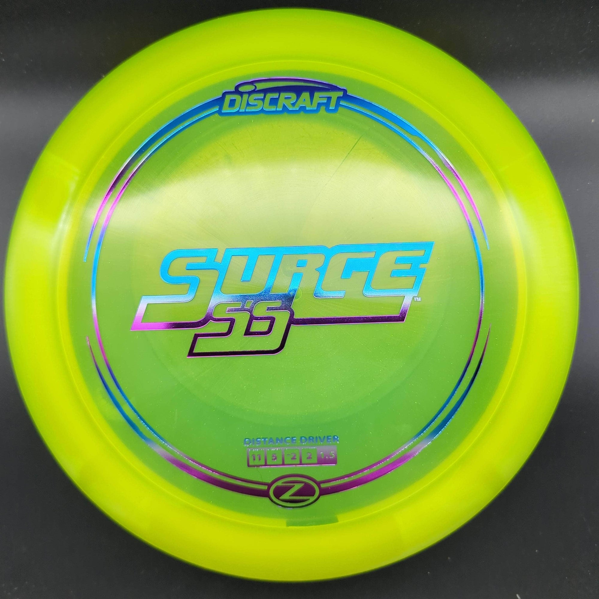 Discraft Distance Driver Yellow Blue Sunrise Stamp 172g Surge SS, Z Line