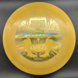 Discraft Distance Driver Yellow Gold Holo Stamp 171g Pulse, ESP Swirl Tour Series, 2024 Ledgestone Edition