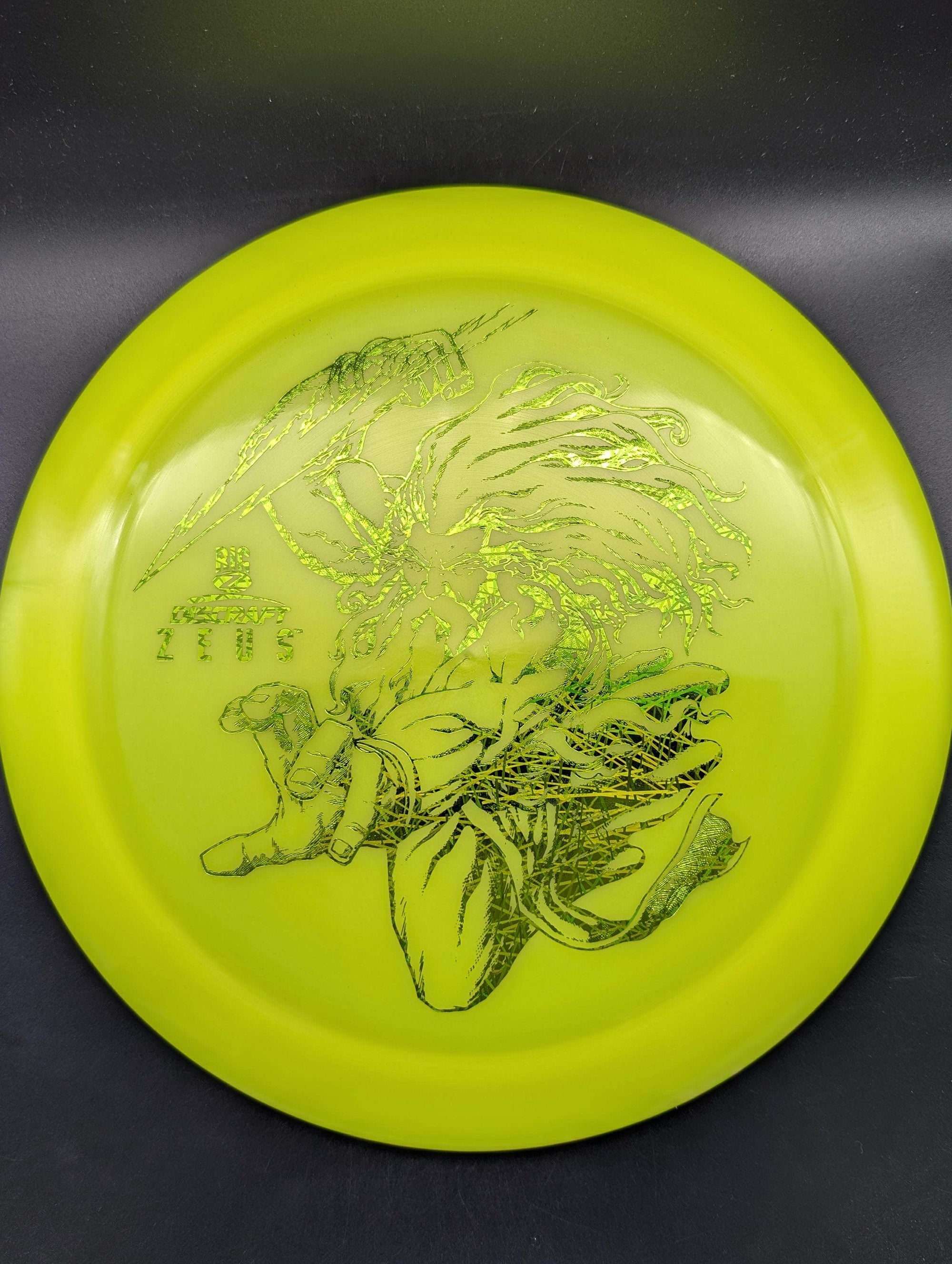 Discraft Distance Driver Yellow Green Grass Stamp 169g Zeus, Big Z, Paul McBeth