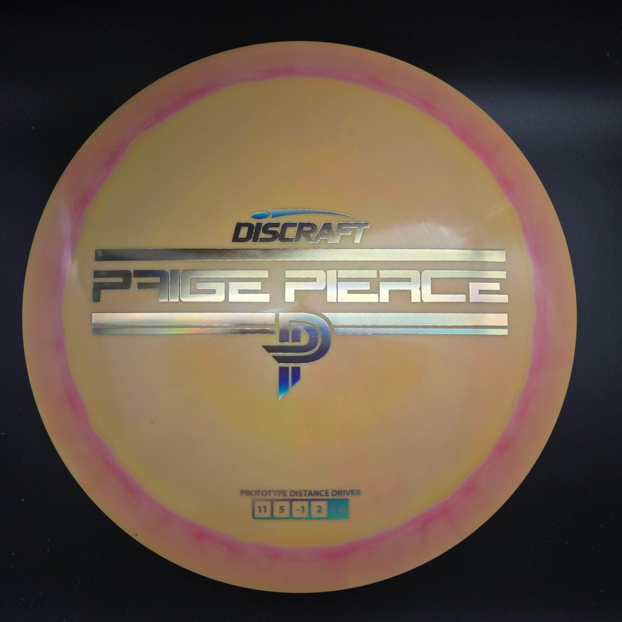 Discraft Distance Driver Red/Blue Red Shatter Stamp 174g Drive, ESP, Paige Pierce Prototype