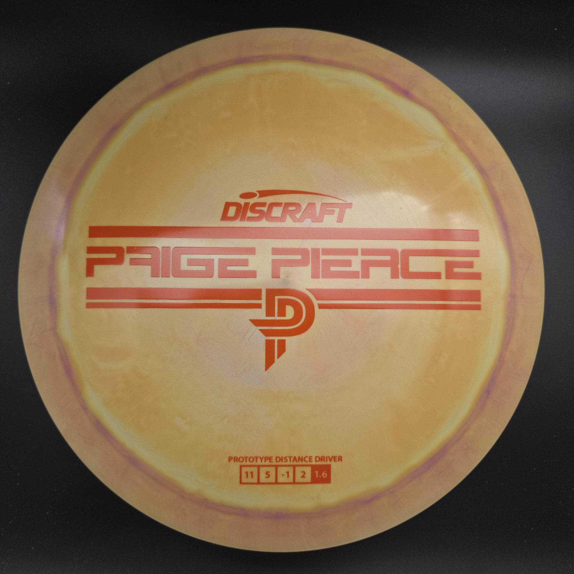 Discraft Distance Driver Yellow Orange Stamp 174g Drive, ESP, Paige Pierce Prototype