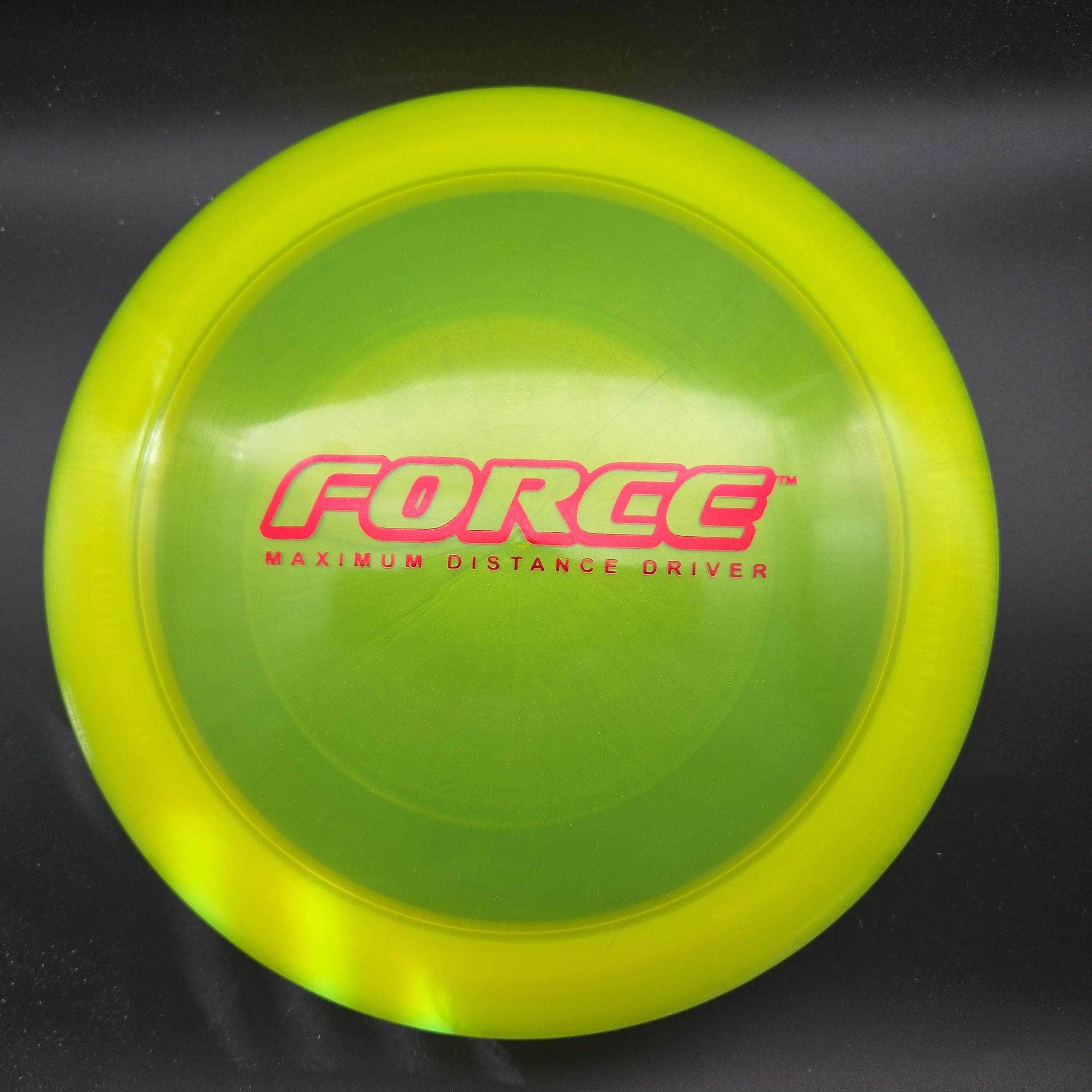 Discraft Distance Driver Yellow Red Stamp 174g Force, Z Line