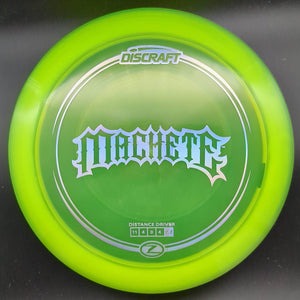 Discraft Distance Driver Yellow Silver Holo Stamp 174g Machete, Z Line