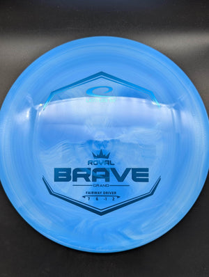 Latitude 64 Fairway Driver Blue Blue Stamp 175g Brave, Royal Grande Plastic