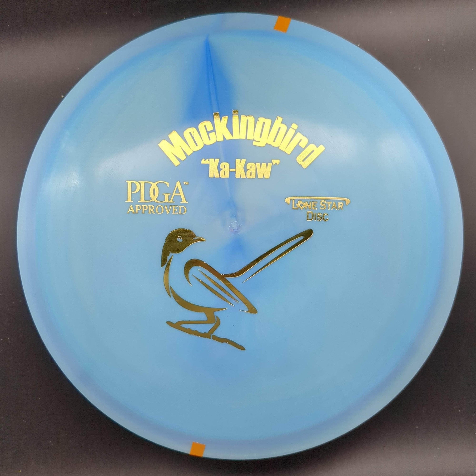 Lone Star Discs Fairway Driver Red Gold Stamp 173g Mockingbird, Bravo Plastic