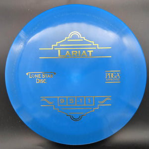 Lone Star Discs Fairway Driver Blue Gold Stamp 175g Lariat, Alpha Plastic