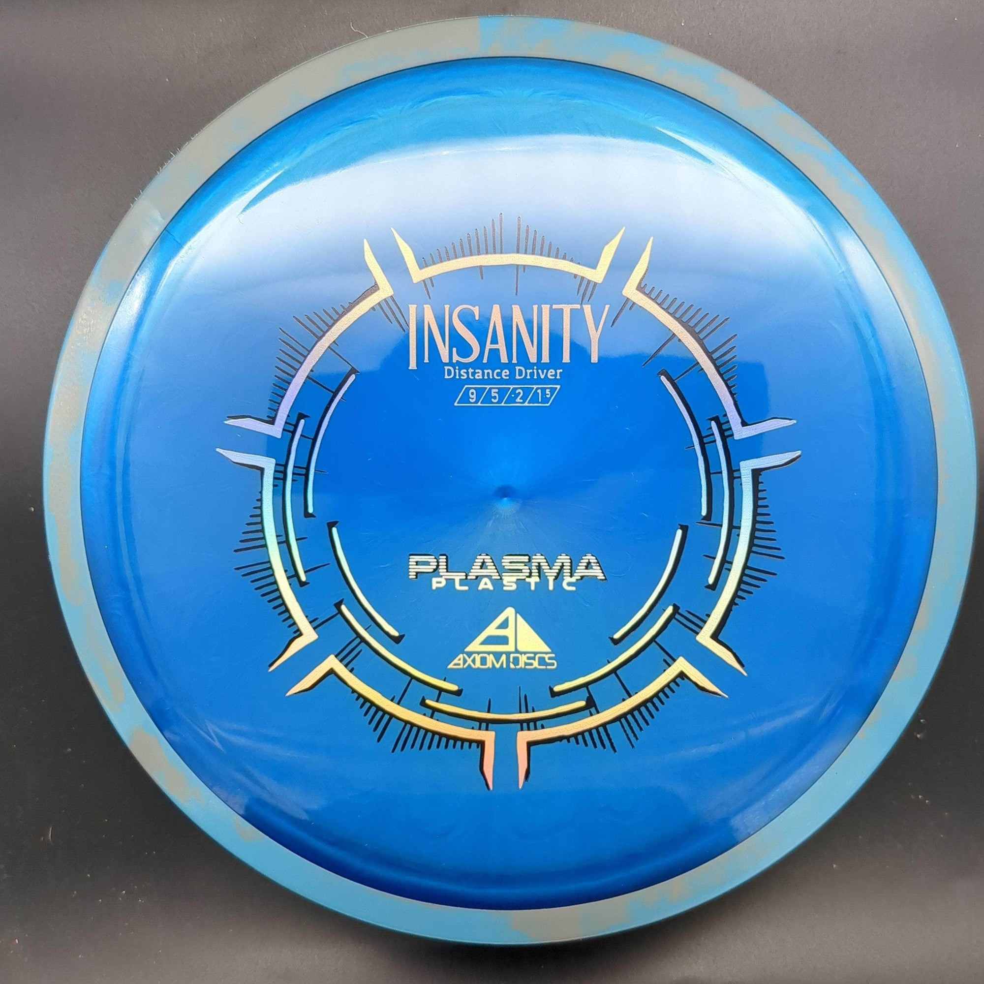 MVP Fairway Driver Blue/Gray Rim Blue 173g Insanity, Plasma Plastic