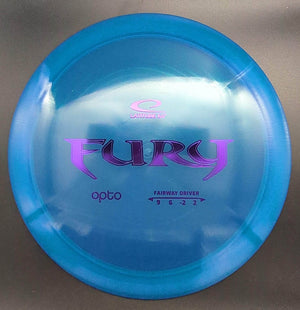 Latitude 64 Fairway Driver Blue Purple Stamp 170g Fury, Opto Plastic