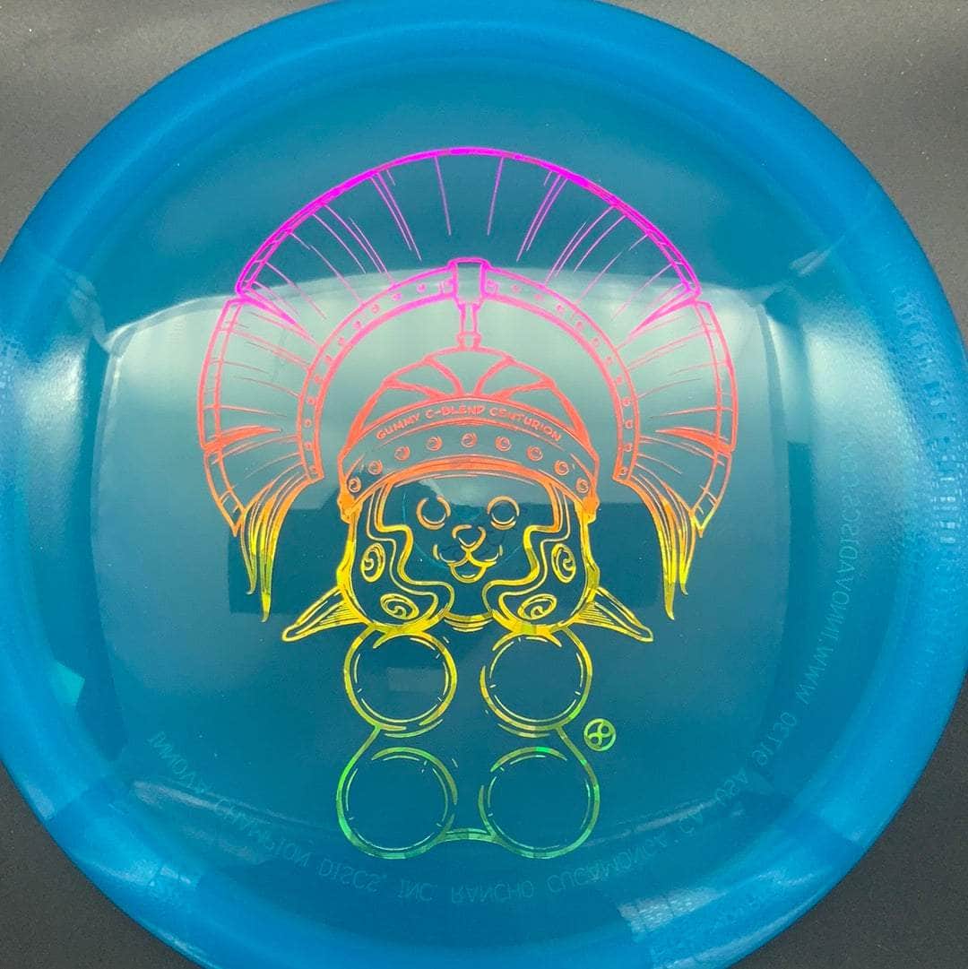 Infinite Discs Fairway Driver Blue Rainbow Shatter Stamp 175g Centurion, Gummy C-Blend