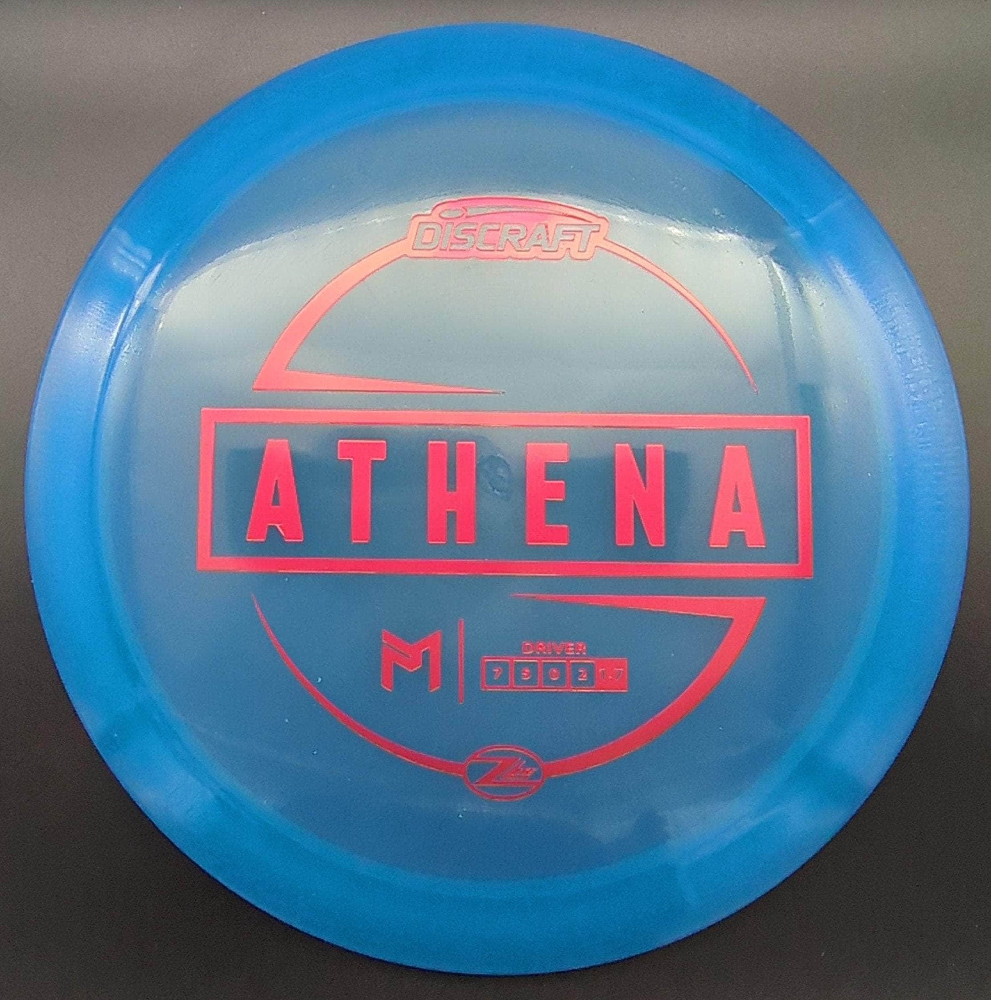 Discraft Fairway Driver Blue Red Stamp 154g Athena, Paul McBeth Zlite