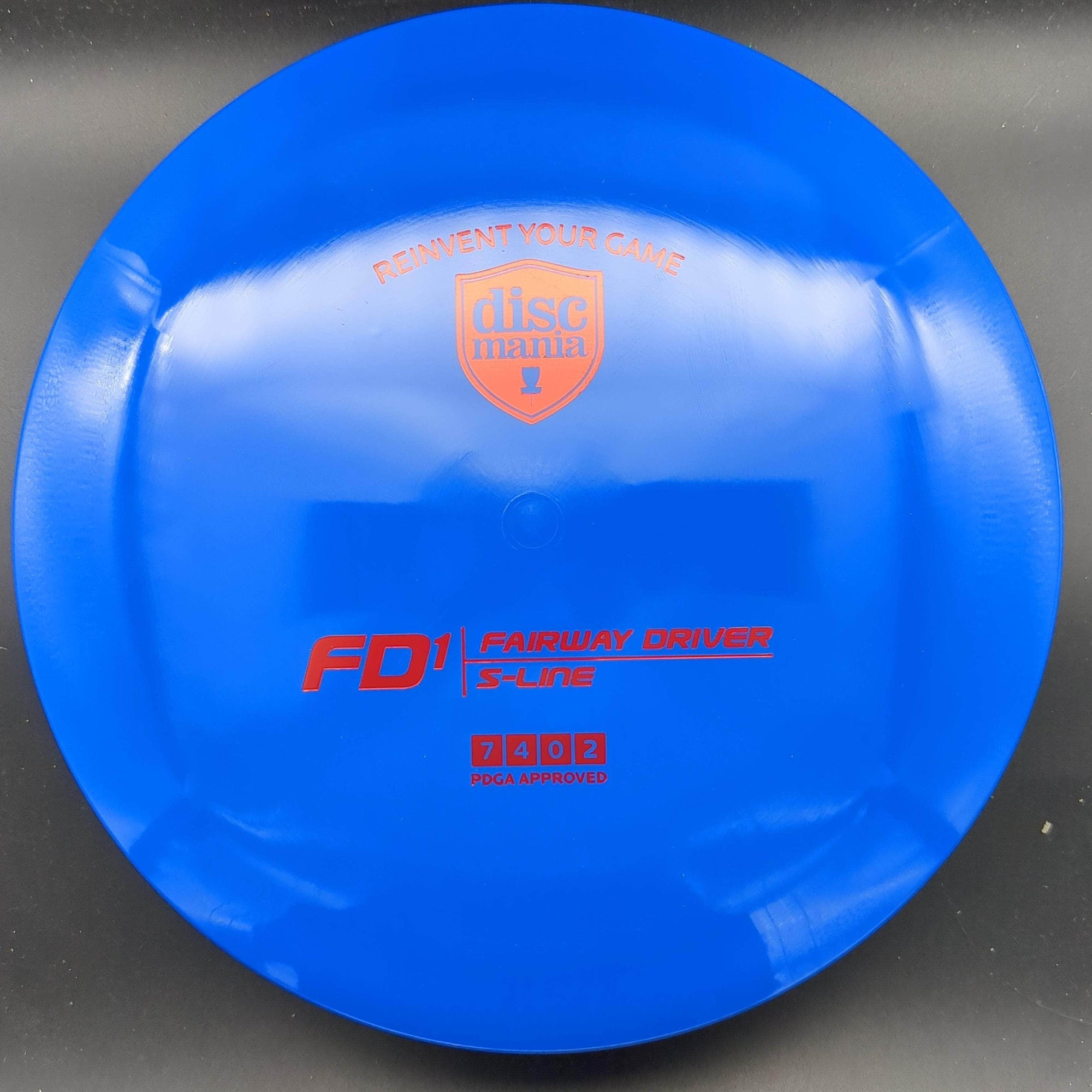 Discmania Fairway Driver Blue Red Stamp 173g FD1, S Line