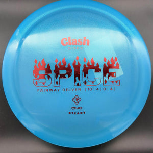 Clash Discs Fairway Driver Blue Red Stamp 175g Spice, Steady Plastic