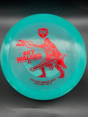 Discmania Fairway Driver Blue Red Stamp 176g FD1, Sky Walker 2, Casey White Signature Series Color Glow C Line