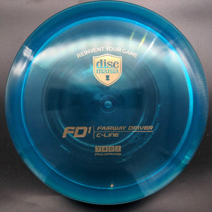 Discmania Fairway Driver Blue Silver Stamp 175g FD1, C-Line Plastic