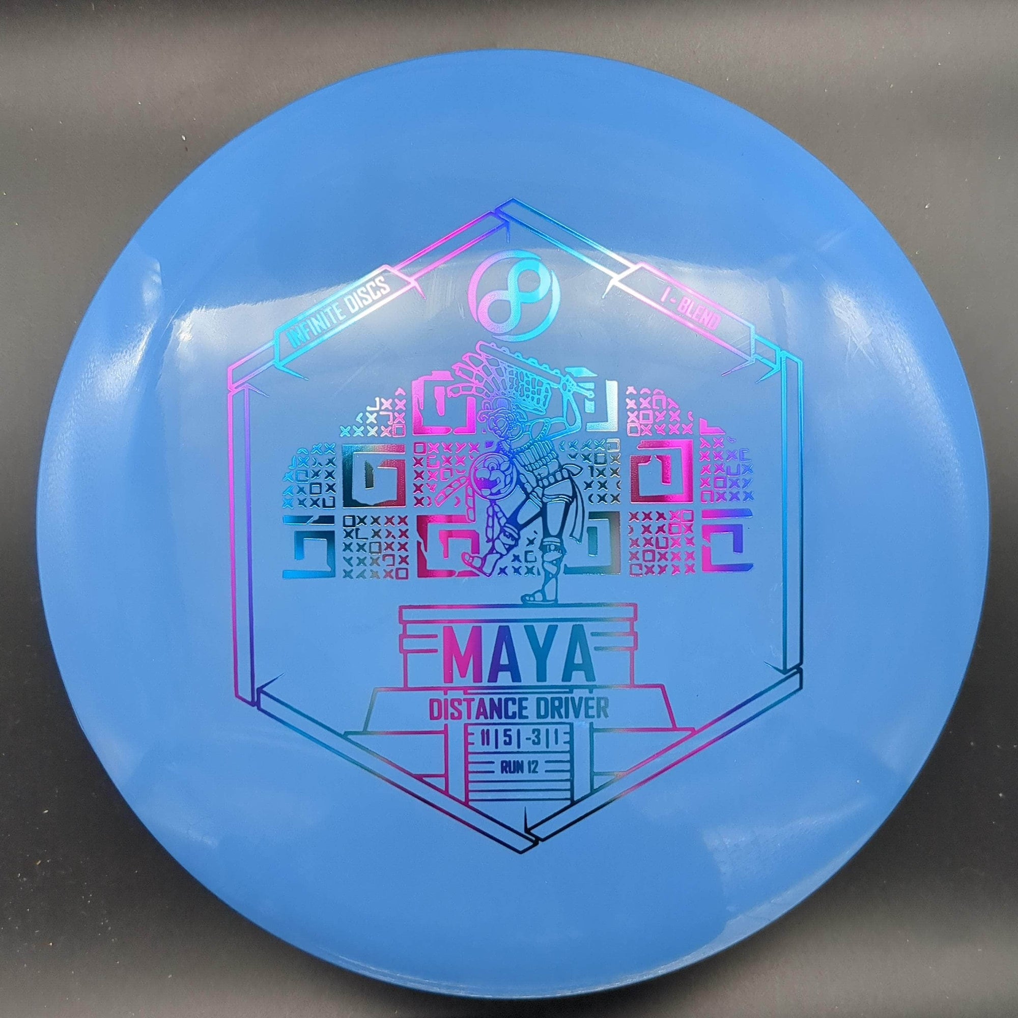 Infinite Discs Fairway Driver Blue Sunset Stamp 175g Maya, I-Blend