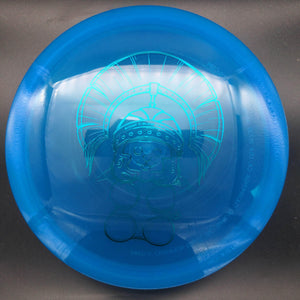 Infinite Discs Fairway Driver Blue Teal Stamp 175g Centurion, Gummy C-Blend