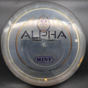 Mint Discs Fairway Driver Clear Purple Stamp 174g 2 Alpha, Enteral Plastic