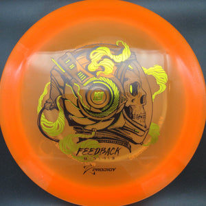 Prodigy Fairway Driver Dark Orange Yellow Stamp 174g Feedback, 400 Plastic, Kevin Jones