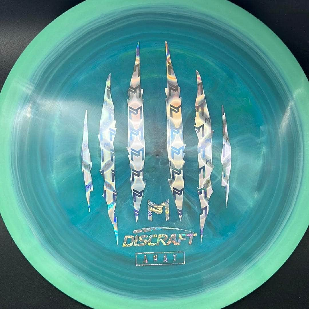 Discraft Fairway Driver Green/Blue Silver PM Stamp 172g Anax ESP, Paul McBeth 6X Claw