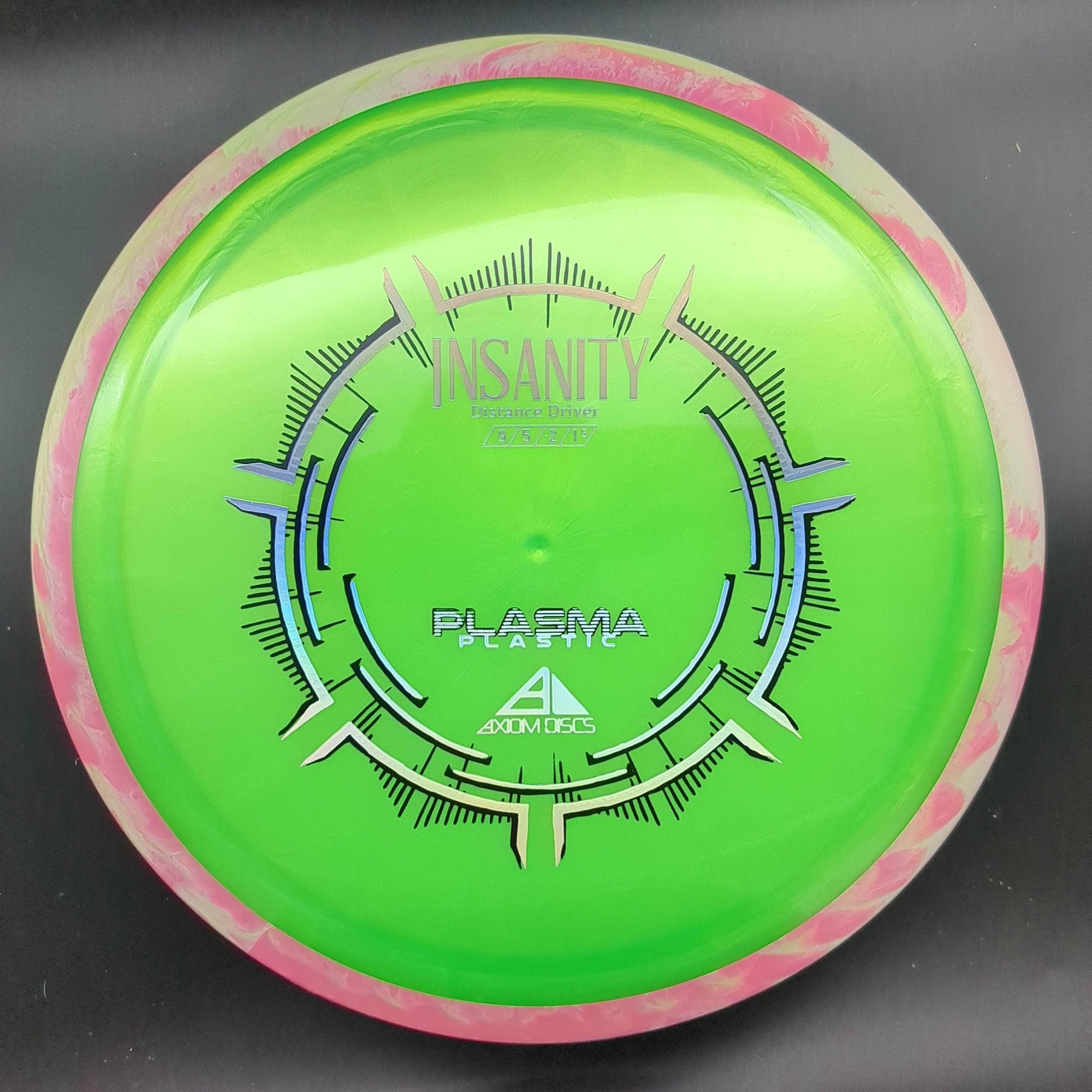 MVP Fairway Driver Green/Pink Rim Green 173g Insanity, Plasma Plastic