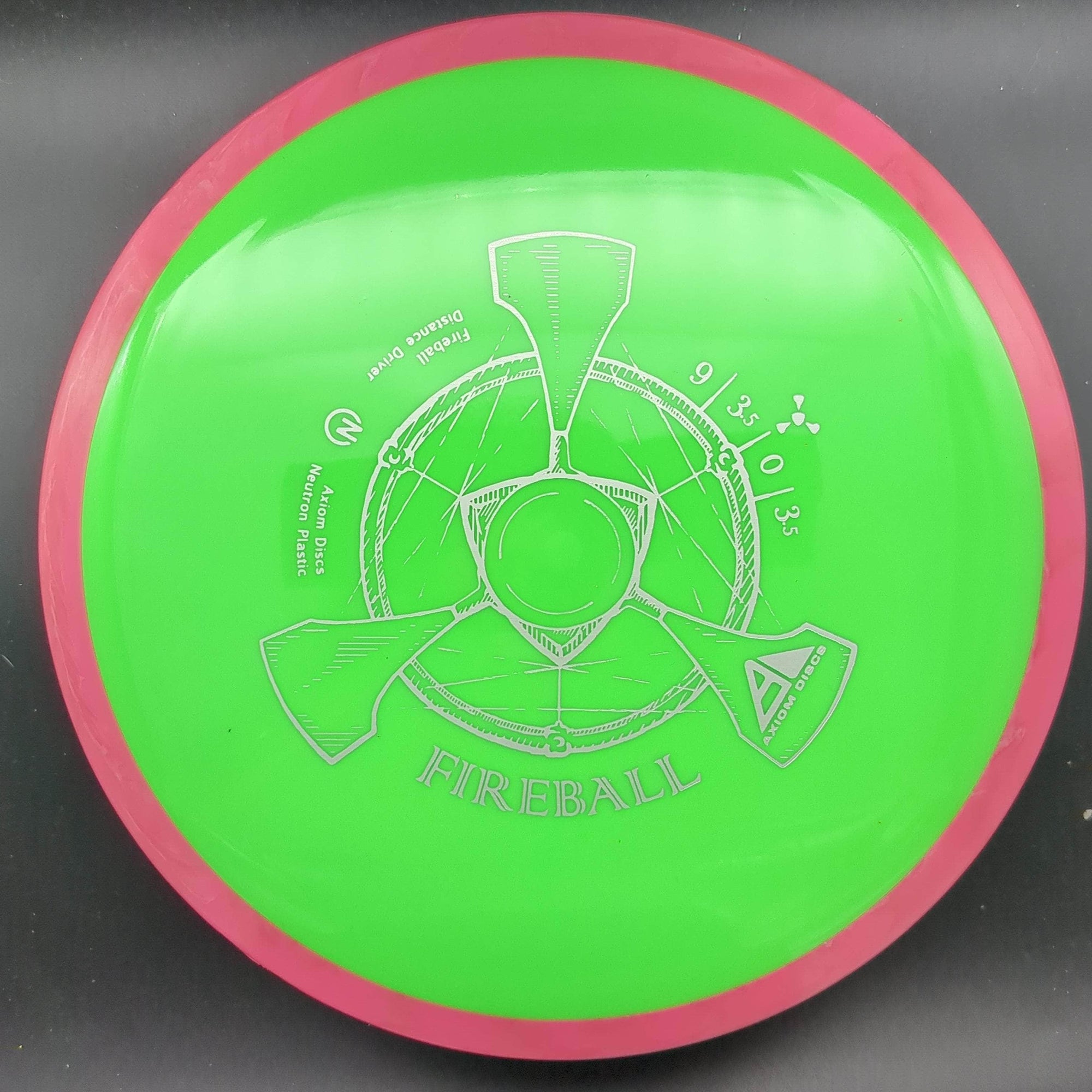 MVP Fairway Driver Green Red Rim 174g Fireball, Neutron