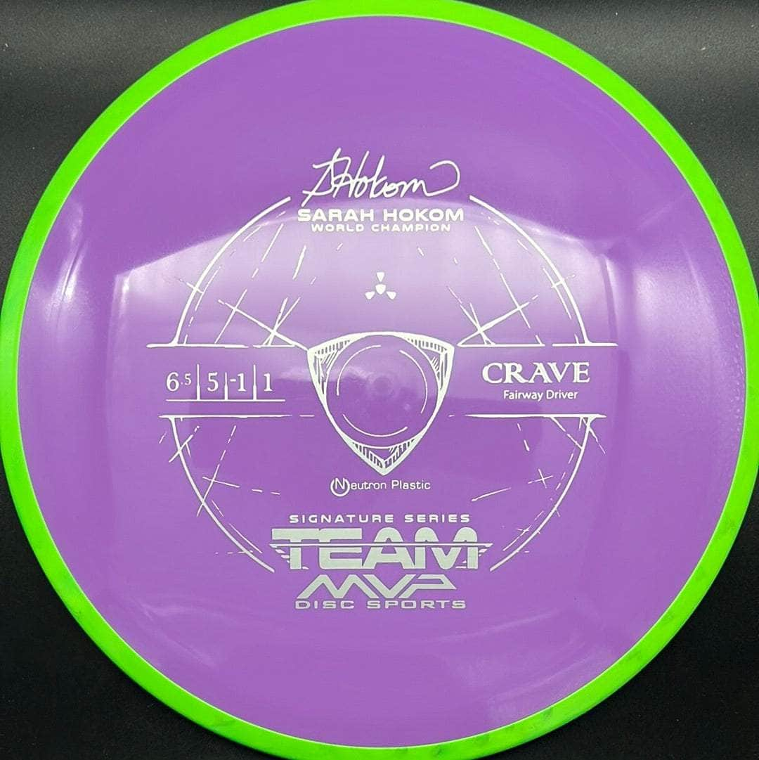 Axiom Fairway Driver Green Rim Purple Plate 172g Crave, Neutron, Sarah Hokom Tour Series