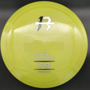 Prodigy Fairway Driver Green Silver Stamp 173g 3 F3, 400 Glimmer Plastic, Isaac Robinson 2023 World Champion Stamp