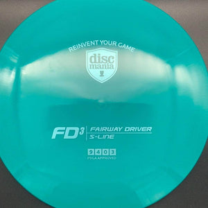 Discmania Fairway Driver Green Teal Stamp 173g 2 FD3, S Line